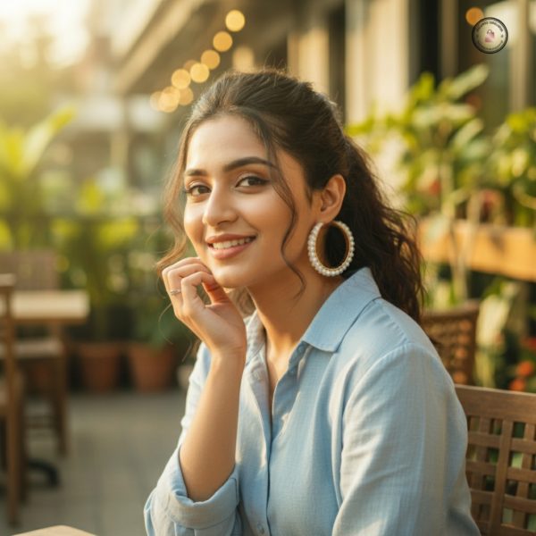 Budget‑friendly hoop earring set from Passionate Bangladesh with multiple stylish everyday options, charming big and small hoops neatly designed for Passionate girls only.