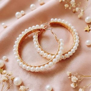 Budget‑friendly hoop earring set from Passionate Bangladesh with multiple stylish everyday options, charming big and small hoops neatly designed for Passionate girls only.