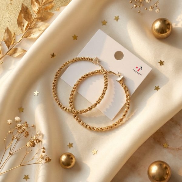 Budget‑friendly hoop earring set from Passionate Bangladesh with multiple stylish everyday options, charming big and small hoops neatly designed for Passionate girls only.