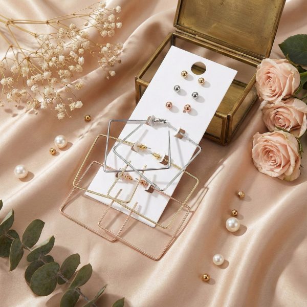 Budget‑friendly hoop earring set from Passionate Bangladesh with multiple stylish everyday options, charming big and small hoops neatly designed for Passionate girls only.