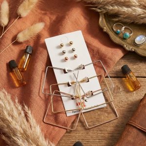 Budget‑friendly hoop earring set from Passionate Bangladesh with multiple stylish everyday options, charming big and small hoops neatly designed for Passionate girls only.