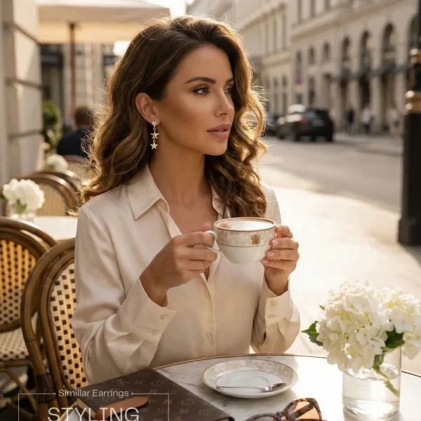 Trendy stud, hoop and drop earrings from Passionate Bangladesh, everyday and party jewelry in different shapes and colors for women and girls.