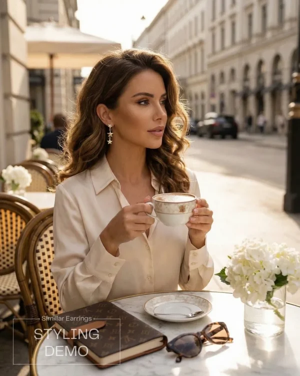 Trendy stud, hoop and drop earrings from Passionate Bangladesh, everyday and party jewelry in different shapes and colors for women and girls.