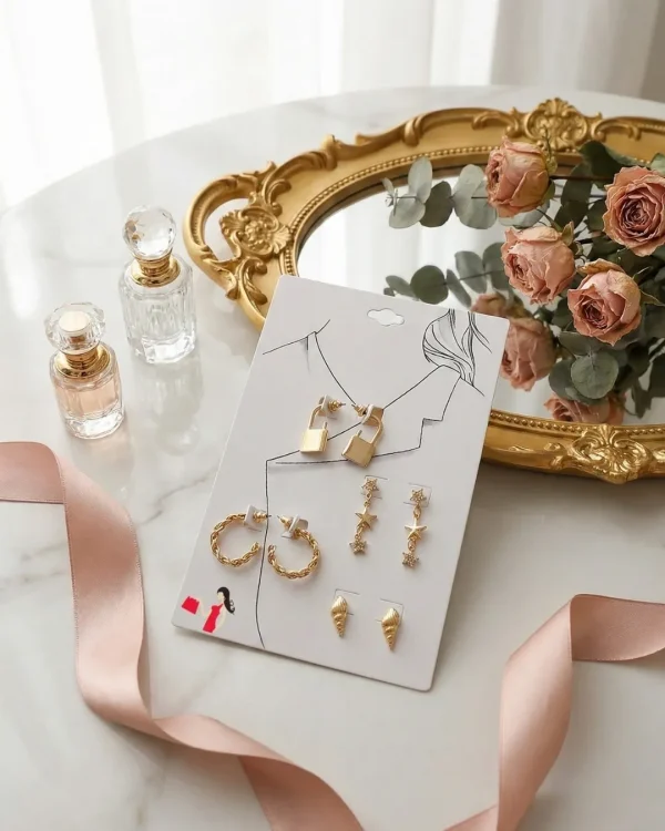 Trendy stud, hoop and drop earrings from Passionate Bangladesh, everyday and party jewelry in different shapes and colors for women and girls.