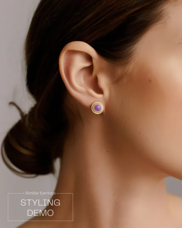 Trendy stud, hoop and drop earrings from Passionate Bangladesh, everyday and party jewelry in different shapes and colors for women and girls.