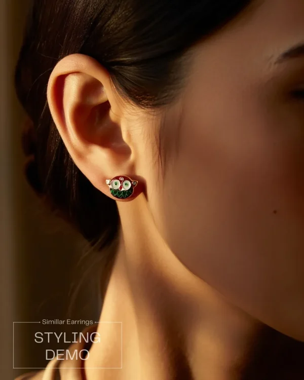 Trendy stud, hoop and drop earrings from Passionate Bangladesh, everyday and party jewelry in different shapes and colors for women and girls.