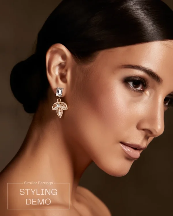 Trendy stud, hoop and drop earrings from Passionate Bangladesh, everyday and party jewelry in different shapes and colors for women and girls.
