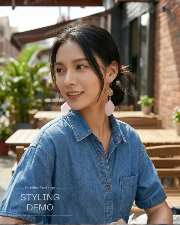 Trendy stud, hoop and drop earrings from Passionate Bangladesh, everyday and party jewelry in different shapes and colors for women and girls.