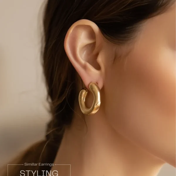 Trendy stud, hoop and drop earrings from Passionate Bangladesh, everyday and party jewelry in different shapes and colors for women and girls.