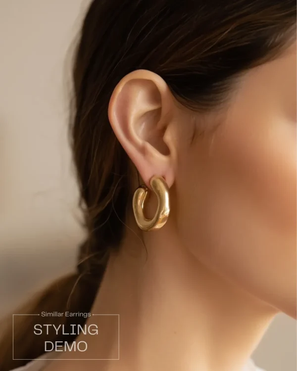 Trendy stud, hoop and drop earrings from Passionate Bangladesh, everyday and party jewelry in different shapes and colors for women and girls.