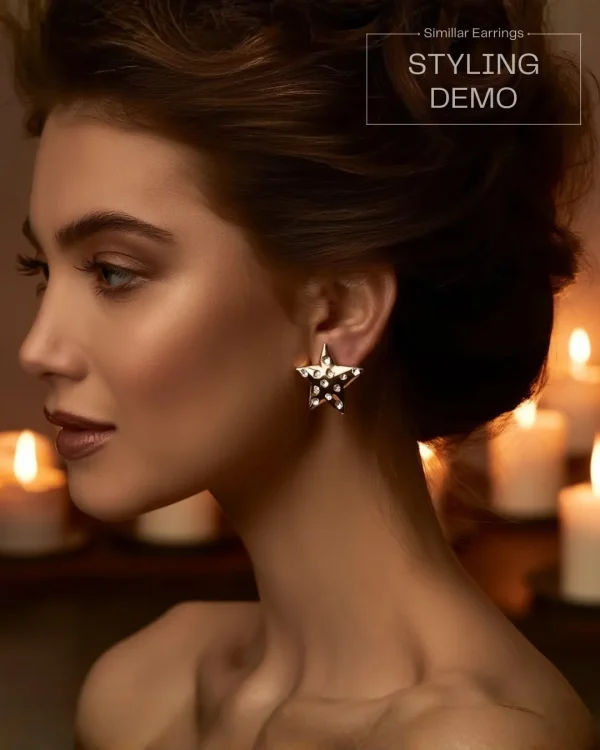 Trendy stud, hoop and drop earrings from Passionate Bangladesh, everyday and party jewelry in different shapes and colors for women and girls.