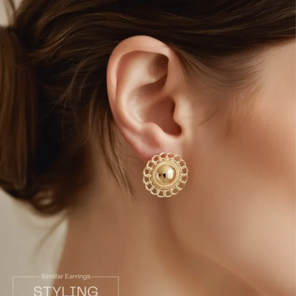 Trendy stud, hoop and drop earrings from Passionate Bangladesh, everyday and party jewelry in different shapes and colors for women and girls.