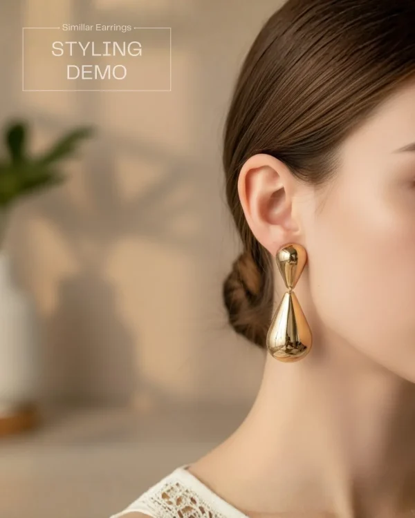 Trendy stud, hoop and drop earrings from Passionate Bangladesh, everyday and party jewelry in different shapes and colors for women and girls.