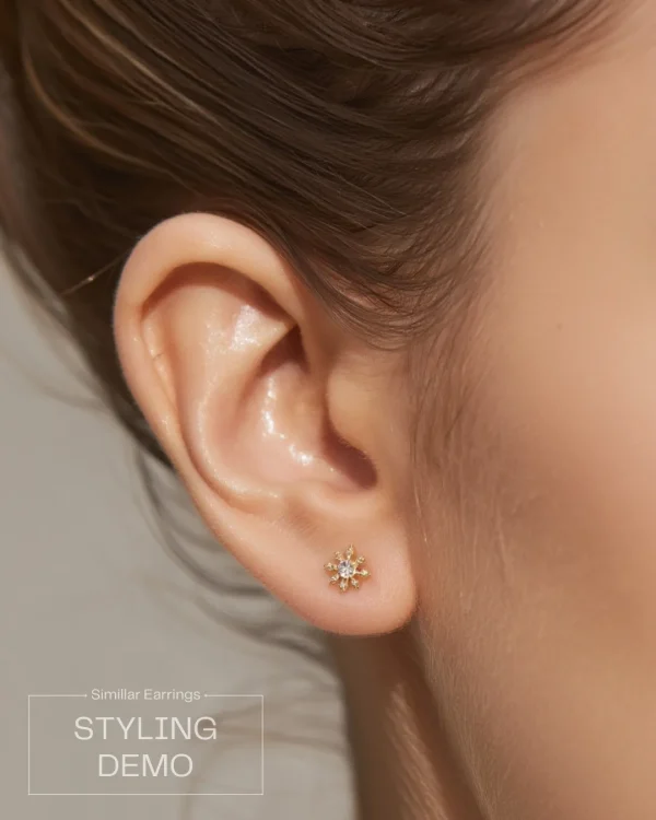 Trendy stud, hoop and drop earrings from Passionate Bangladesh, everyday and party jewelry in different shapes and colors for women and girls.