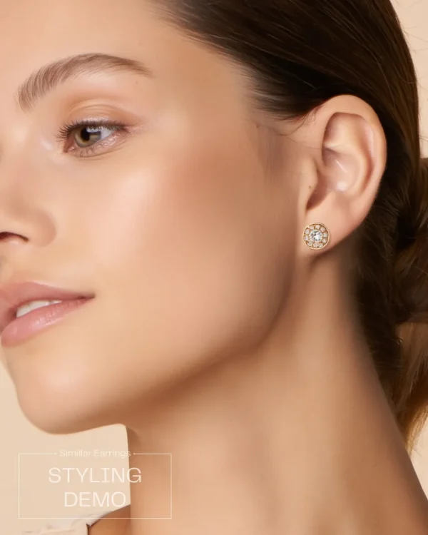 Trendy stud, hoop and drop earrings from Passionate Bangladesh, everyday and party jewelry in different shapes and colors for women and girls.