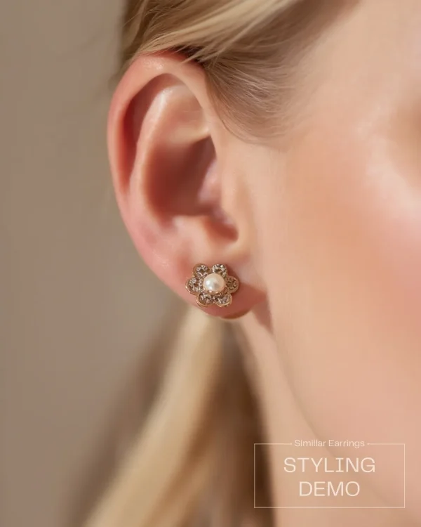 Trendy stud, hoop and drop earrings from Passionate Bangladesh, everyday and party jewelry in different shapes and colors for women and girls.