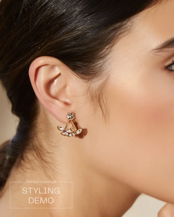 Trendy stud, hoop and drop earrings from Passionate Bangladesh, everyday and party jewelry in different shapes and colors for women and girls.