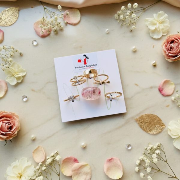 Budget‑friendly finger rings from Passionate Bangladesh with multiple stylish everyday options, charming silver and golden rings neatly designed for Passionate girls only.