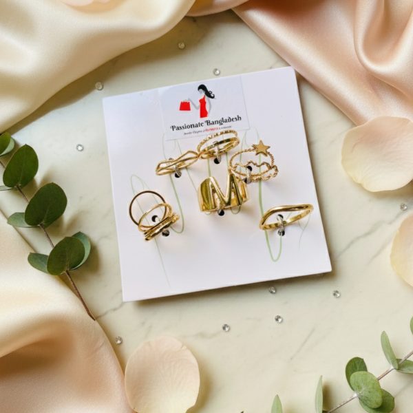 Budget‑friendly finger rings from Passionate Bangladesh with multiple stylish everyday options, charming silver and golden rings neatly designed for Passionate girls only.