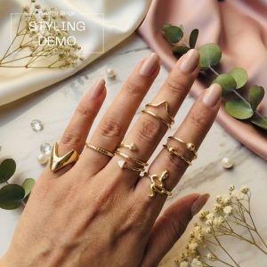 Budget‑friendly finger rings from Passionate Bangladesh with multiple stylish everyday options, charming silver and golden rings neatly designed for Passionate girls only.