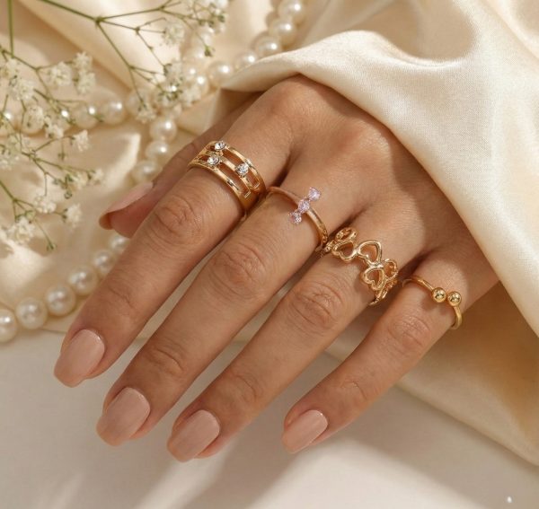 Budget‑friendly finger rings from Passionate Bangladesh with multiple stylish everyday options, charming silver and golden rings neatly designed for Passionate girls only.