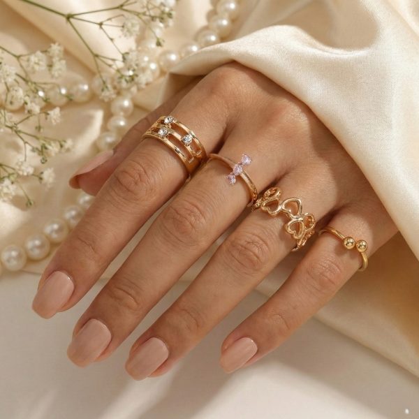 Budget‑friendly finger rings from Passionate Bangladesh with multiple stylish everyday options, charming silver and golden rings neatly designed for Passionate girls only.