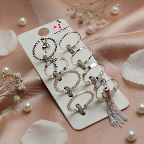 Budget‑friendly finger rings from Passionate Bangladesh with multiple stylish everyday options, charming silver and golden rings neatly designed for Passionate girls only.