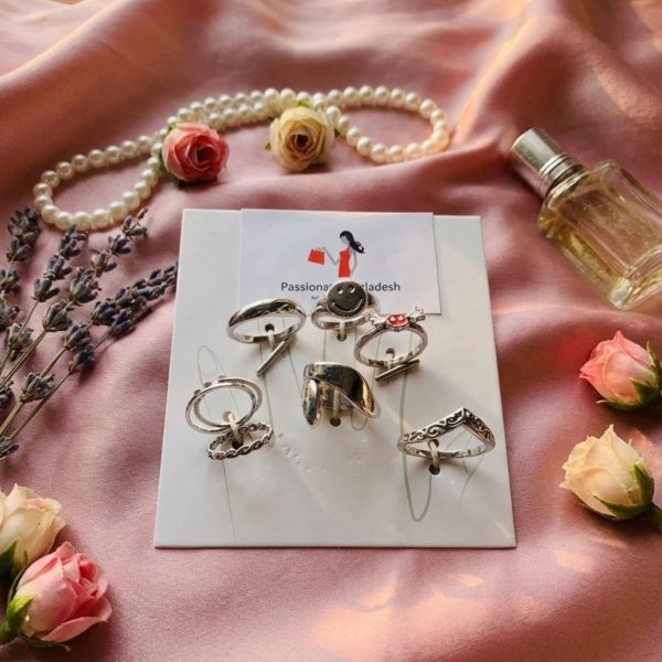 Budget‑friendly finger rings from Passionate Bangladesh with multiple stylish everyday options, charming silver and golden rings neatly designed for Passionate girls only.