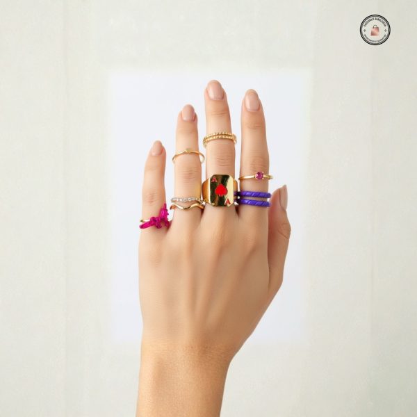 Budget‑friendly finger rings from Passionate Bangladesh with multiple stylish everyday options, charming silver and golden rings neatly designed for Passionate girls only.