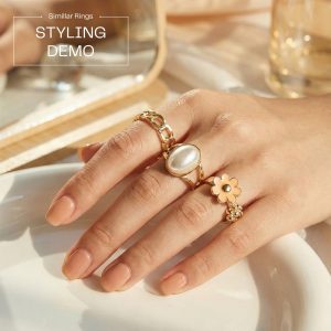Budget‑friendly finger rings from Passionate Bangladesh with multiple stylish everyday options, charming silver and golden rings neatly designed for Passionate girls only.