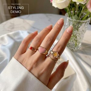 Budget‑friendly finger rings from Passionate Bangladesh with multiple stylish everyday options, charming silver and golden rings neatly designed for Passionate girls only.