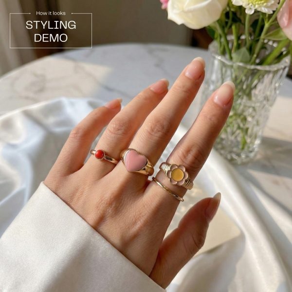 Budget‑friendly finger rings from Passionate Bangladesh with multiple stylish everyday options, charming silver and golden rings neatly designed for Passionate girls only.
