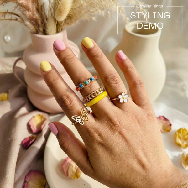 Budget‑friendly finger rings from Passionate Bangladesh with multiple stylish everyday options, charming silver and golden rings neatly designed for Passionate girls only.