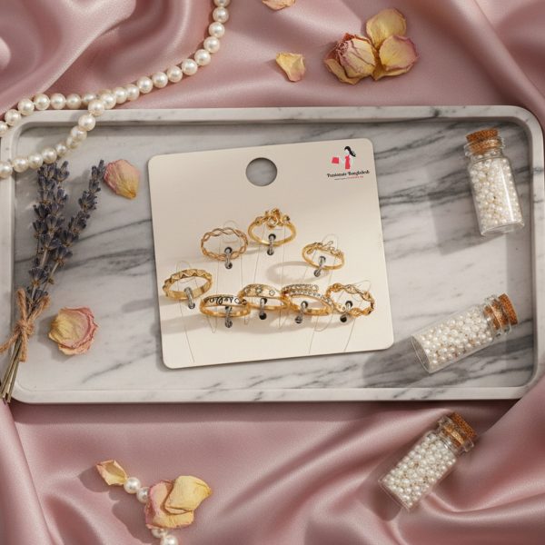 Budget‑friendly finger rings from Passionate Bangladesh with multiple stylish everyday options, charming silver and golden rings neatly designed for Passionate girls only.