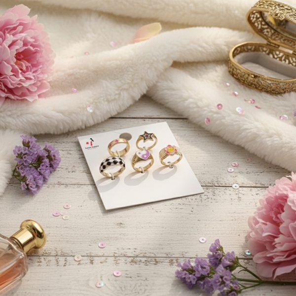 Budget‑friendly finger rings from Passionate Bangladesh with multiple stylish everyday options, charming silver and golden rings neatly designed for Passionate girls only.