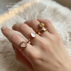 Budget‑friendly finger rings from Passionate Bangladesh with multiple stylish everyday options, charming silver and golden rings neatly designed for Passionate girls only.