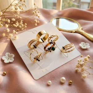 Budget‑friendly finger rings from Passionate Bangladesh with multiple stylish everyday options, charming silver and golden rings neatly designed for Passionate girls only.