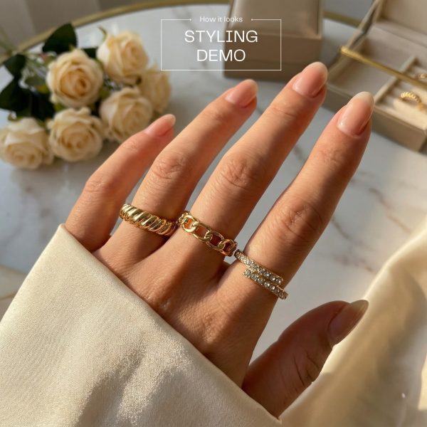 Budget‑friendly finger rings from Passionate Bangladesh with multiple stylish everyday options, charming silver and golden rings neatly designed for Passionate girls only.