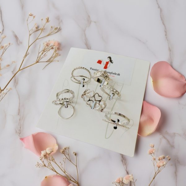 Budget‑friendly finger rings from Passionate Bangladesh with multiple stylish everyday options, charming silver and golden rings neatly designed for Passionate girls only.