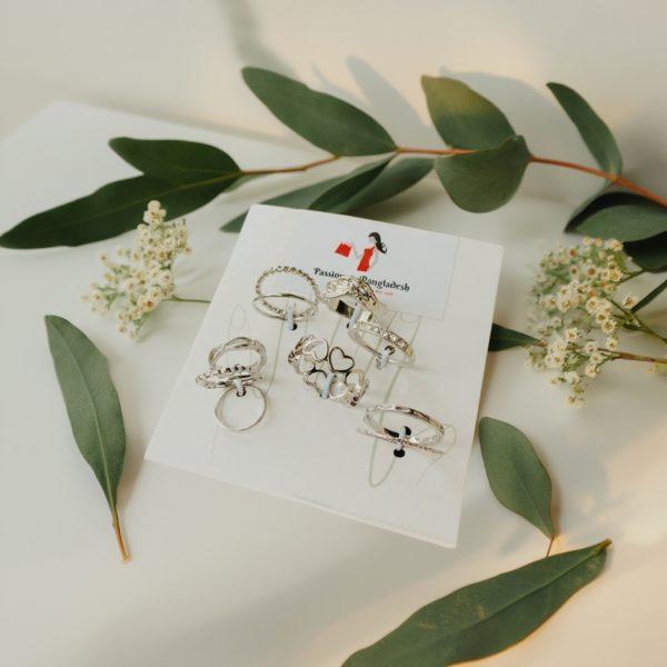 Budget‑friendly finger rings from Passionate Bangladesh with multiple stylish everyday options, charming silver and golden rings neatly designed for Passionate girls only.