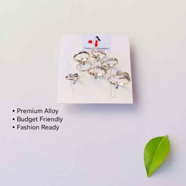 Budget‑friendly finger rings from Passionate Bangladesh with multiple stylish everyday options, charming silver and golden rings neatly designed for Passionate girls only.