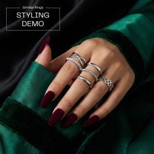 Budget‑friendly finger rings from Passionate Bangladesh with multiple stylish everyday options, charming silver and golden rings neatly designed for Passionate girls only.