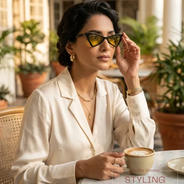 Fashion sunglasses for girls and women from Passionate Bangladesh, cute, colorful and oversized shades perfect for sunny days and photoshoots.