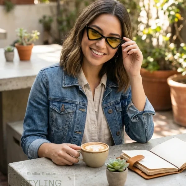 Fashion sunglasses for girls and women from Passionate Bangladesh, cute, colorful and oversized shades perfect for sunny days and photoshoots.