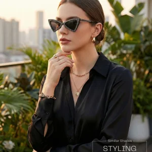 Fashion sunglasses for girls and women from Passionate Bangladesh, cute, colorful and oversized shades perfect for sunny days and photoshoots.