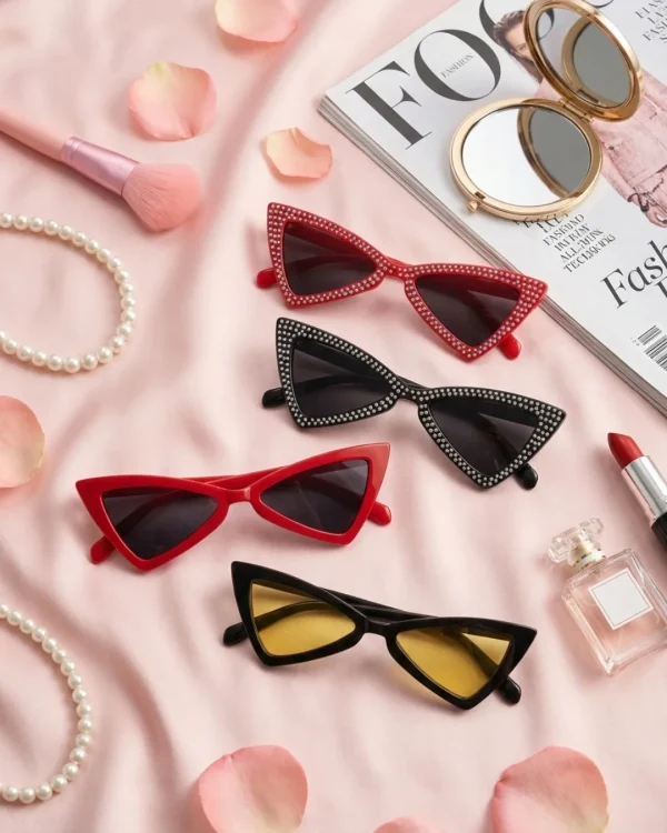 Fashion sunglasses for girls and women from Passionate Bangladesh, cute, colorful and oversized shades perfect for sunny days and photoshoots.