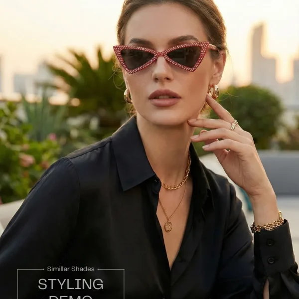 Fashion sunglasses for girls and women from Passionate Bangladesh, cute, colorful and oversized shades perfect for sunny days and photoshoots.