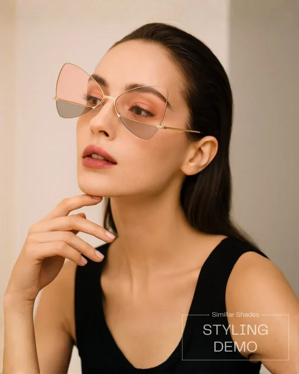 Fashion sunglasses for girls and women from Passionate Bangladesh, cute, colorful and oversized shades perfect for sunny days and photoshoots.