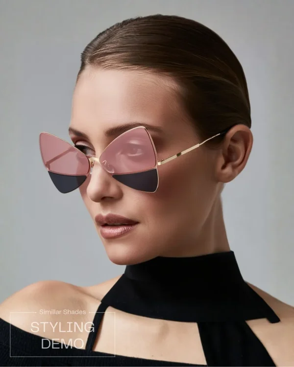 Fashion sunglasses for girls and women from Passionate Bangladesh, cute, colorful and oversized shades perfect for sunny days and photoshoots.
