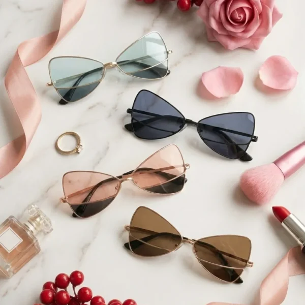 Fashion sunglasses for girls and women from Passionate Bangladesh, cute, colorful and oversized shades perfect for sunny days and photoshoots.